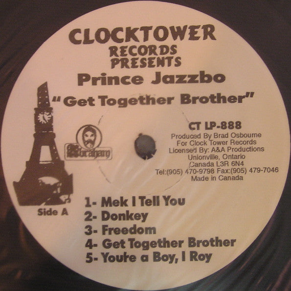 Prince Jazzbo : Get Tonight Brother (LP, Comp)