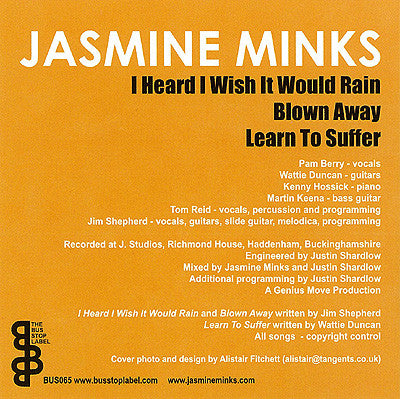 The Jasmine Minks : I Heard I Wish It Would Rain (CD, Single, Copy Prot.)