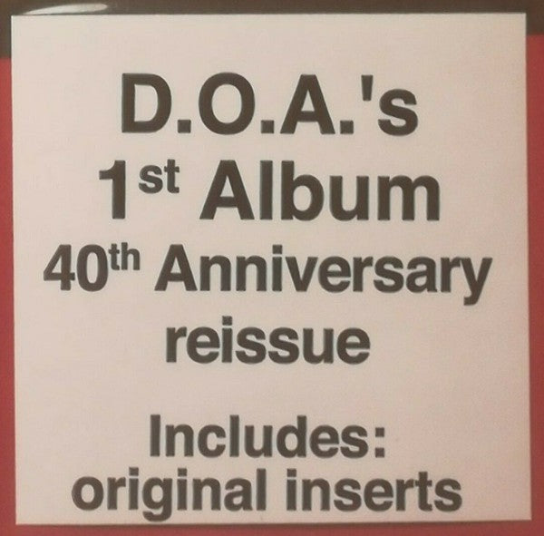 D.O.A. (2) : Something Better Change (LP, Album, RE)