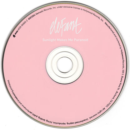 Elefant : Sunlight Makes Me Paranoid (CD, Album, Enh, Dig)