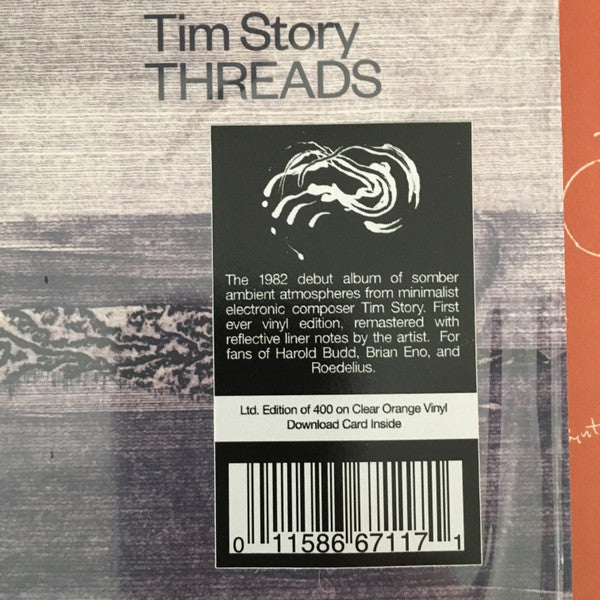 Tim Story : Threads (LP, Album, Ltd, RE, RM, Ora)