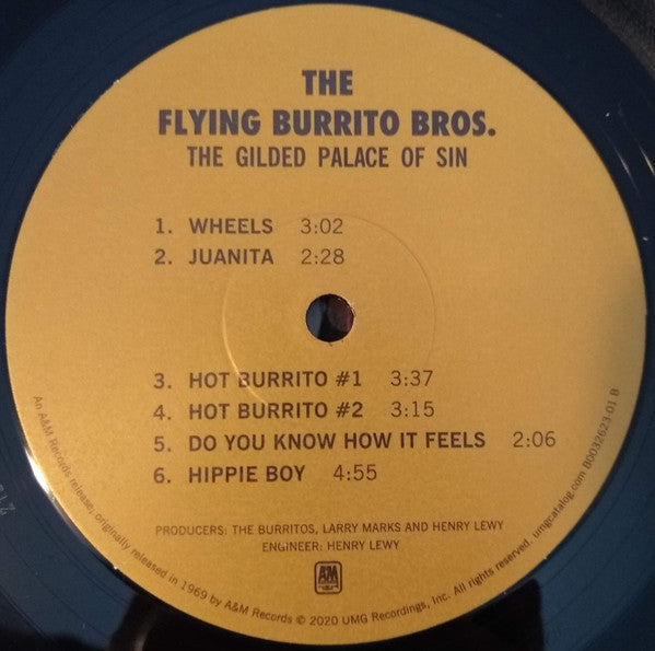 The Flying Burrito Bros : The Gilded Palace Of Sin (LP, Album, RE)