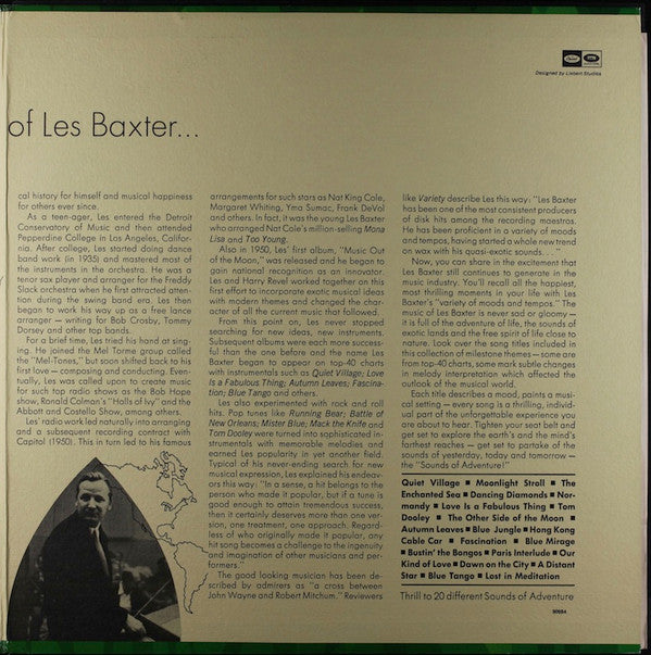 Les Baxter : The Sounds Of Adventure (2xLP, Comp, Club)