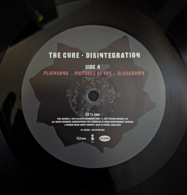 Cure, The : Disintegration  (LP,Album,Reissue,Remastered,Repress)