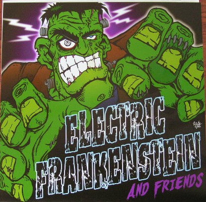 Electric Frankenstein / Ironhead (3) / The Strap-Ons / Rocket City Riot : Electric Frankenstein And Friends (7", Ltd, Ora)