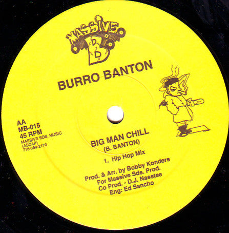 Burro Banton : Big Man Chill (12")