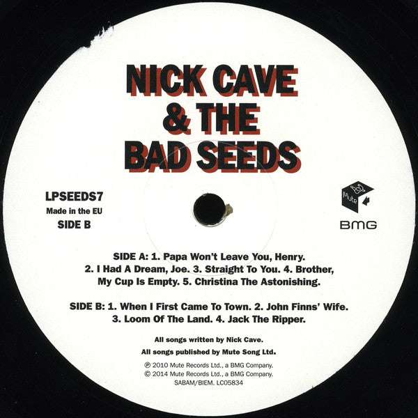 Nick Cave & The Bad Seeds : Henry's Dream (LP, Album, RE, RM, 180)