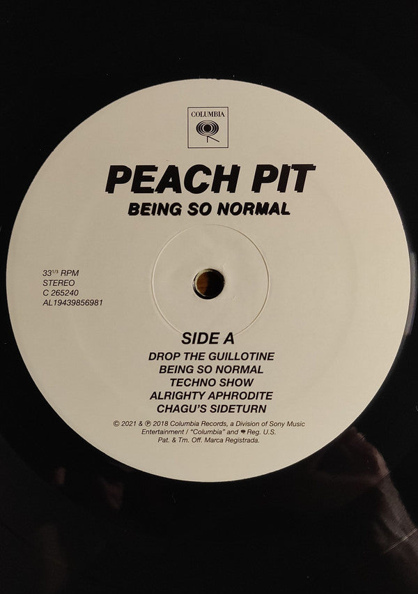 Peach Pit (3) : Being So Normal (LP, Album, RE)