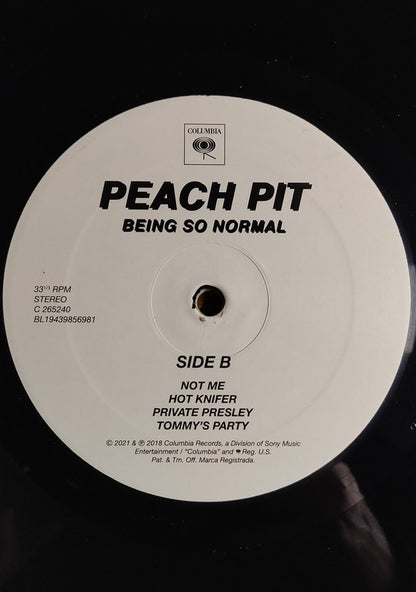 Peach Pit (3) : Being So Normal (LP, Album, RE)
