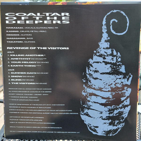 Coaltar Of The Deepers : Revenge Of The Visitors (LP, Album, Shi)