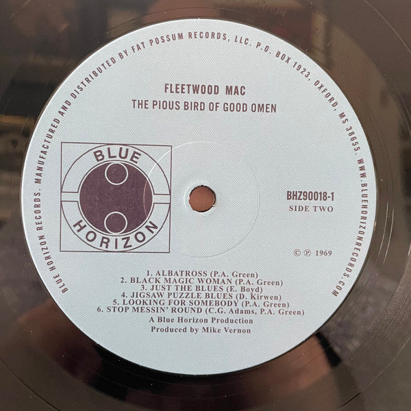 Fleetwood Mac : The Pious Bird Of Good Omen (LP,Compilation,Reissue)