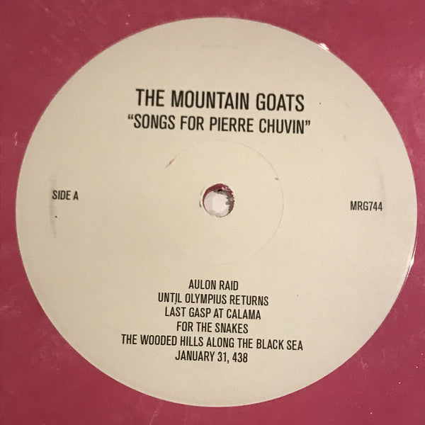 The Mountain Goats : Songs For Pierre Chuvin (LP, Album, Ltd, Pin)
