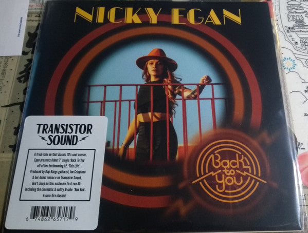 Nicky Egan : Back To You (7")