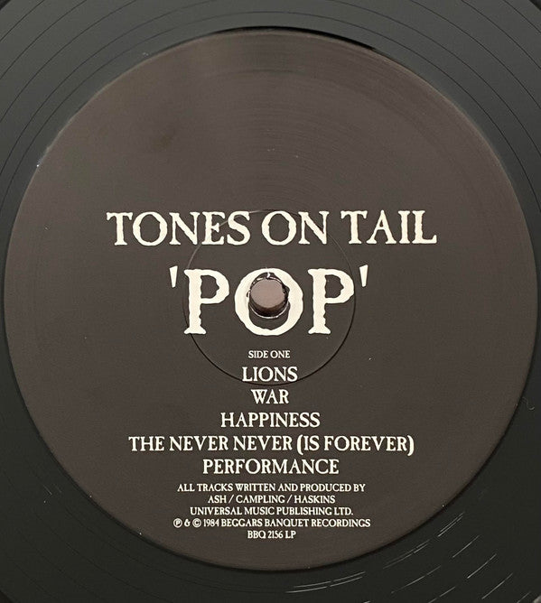 Tones On Tail : Pop (LP, Album, Ltd, RE)