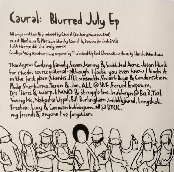 Caural : Blurred July Ep (CD, EP)