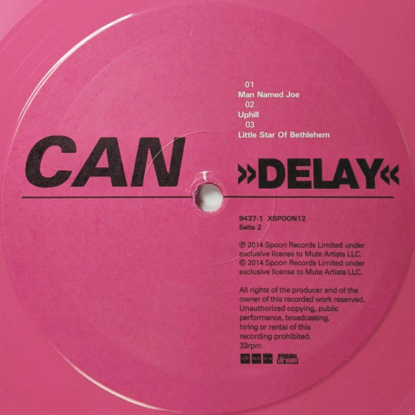 Can : Delay 1968 (LP, Album, Ltd, RE, RM, Pin)