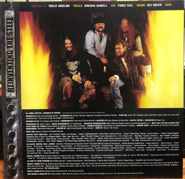Pantera : Reinventing The Steel (LP, Album, Ltd, RE, Whi)