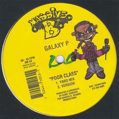 Johnny Osbourne / Galaxy P : Bad Boy / Poor Class (12")