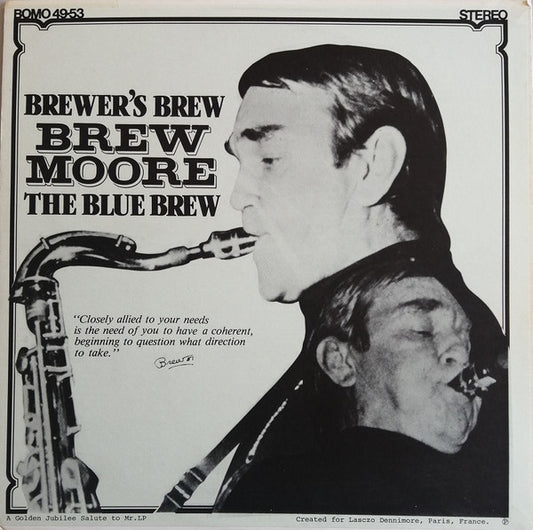 Brew Moore : Brewer's Brew - The Blue Brew (LP, Album)