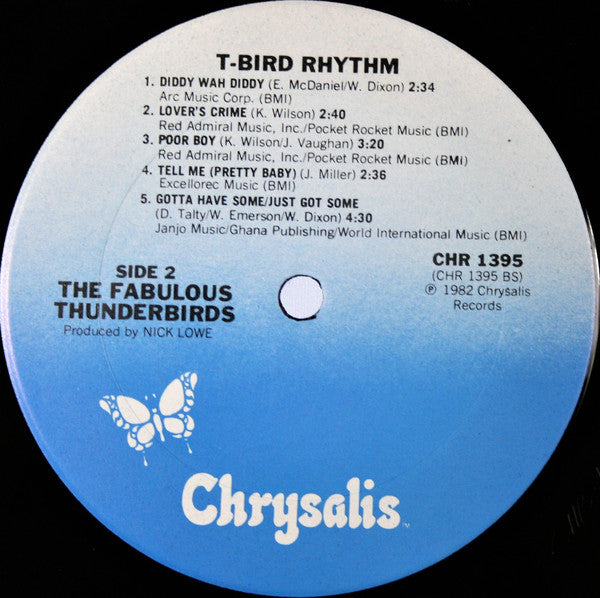 The Fabulous Thunderbirds : T-Bird Rhythm (LP, Album)