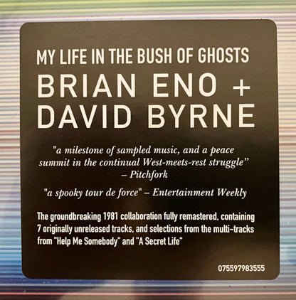 Brian Eno + David Byrne : My Life In The Bush Of Ghosts (2xLP, Album, RE, RM, RP)