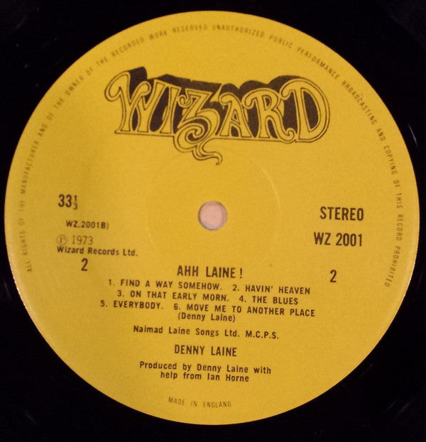 Denny Laine : Ahh... Laine! (LP, Album)