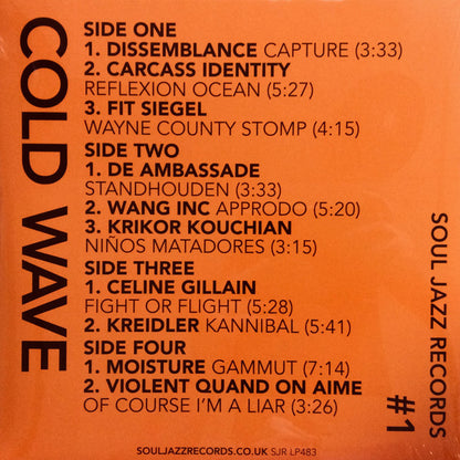 Various : Cold Wave #1 (2xLP, Comp, Ltd, Ora)