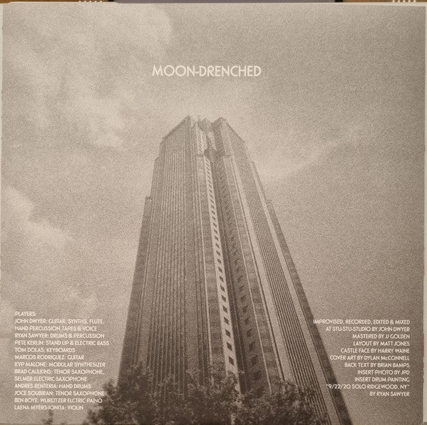 John Dwyer, Ryan Sawyer, Peter Kerlin, Brad Caulkins, Kyp Malone, Tom Dolas*, Marcos Rodriguez (3), Andres Renteria, Ben Boye, Laena Myers-Ionita And Joce Soubrian : Moon-Drenched (LP, Album)