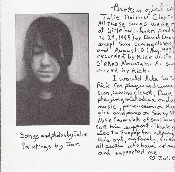 Julie Doiron : Broken Girl (CD, Album, RE)
