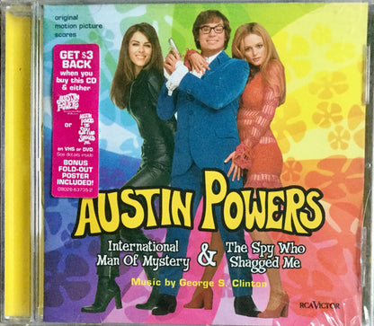 George S. Clinton : Austin Powers - International Man Of Mystery & The Spy Who Shagged Me (Original Motion Picture Scores) (CD, Album)