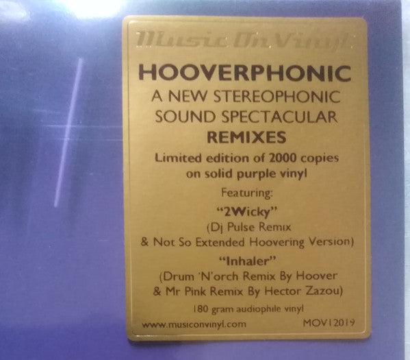 Hooverphonic : A New Stereophonic Sound Spectacular Remixes (12", Num, S/Edition, Pur)