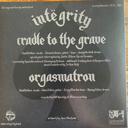 Integrity (2) : Cradle To The Grave (7", Blu)