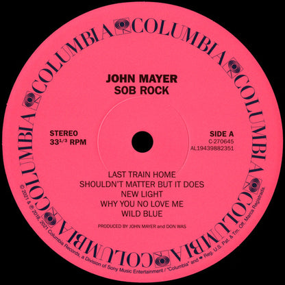 John Mayer : Sob Rock (LP, Album, 180)
