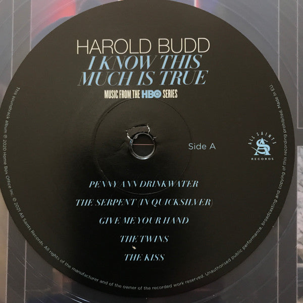 Harold Budd : I Know This Much Is True (Music From The HBO Series) (2xLP, Album, Ltd, Cle)