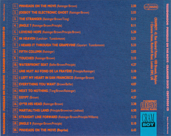 Tuxedomoon : Pinheads On The Move (CD, Comp)