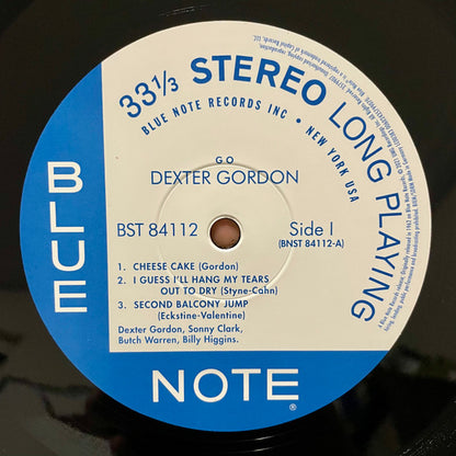 Dexter Gordon : Go! (LP, Album, RE, 180)