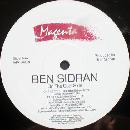 Ben Sidran : On The Cool Side (LP, Album)