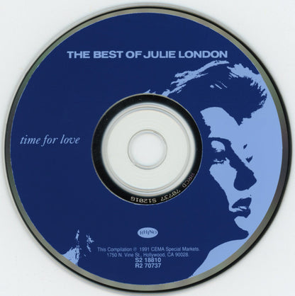 Julie London : Time For Love - The Best Of Julie London (CD, Comp, RE)