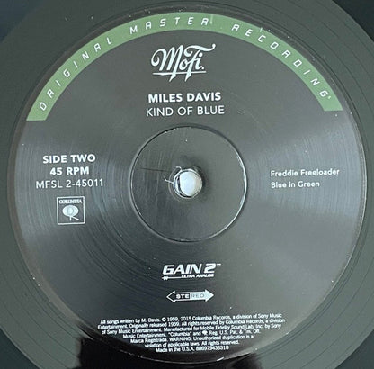 Miles Davis : Kind Of Blue (12",45 RPM,Album,Reissue,Remastered,Repress,Stereo)