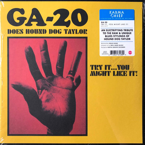 GA-20 : GA-20 Does Hound Dog Taylor: Try It...You Might Like It! (LP, Album, Ltd, Sal)