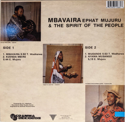 Ephat Mujuru And The Spirit Of The People : Mbavaira (LP, Album, RE)