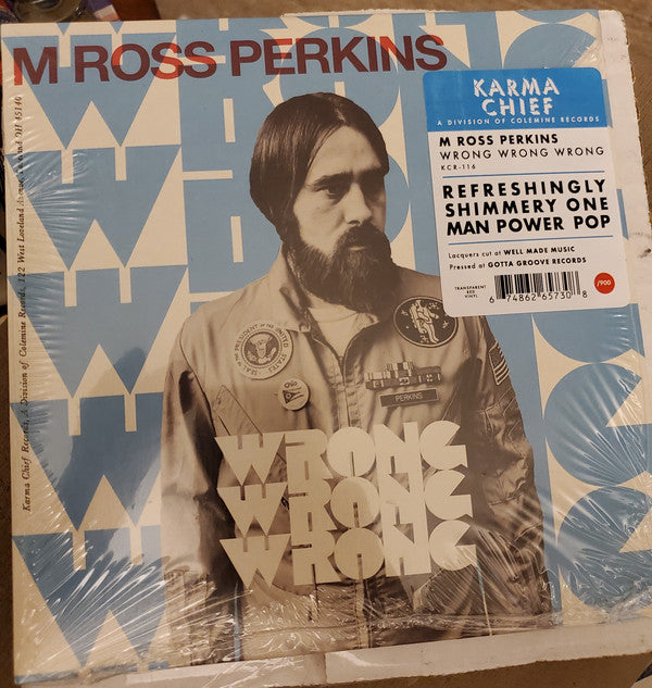 M Ross Perkins : Wrong Wrong Wrong (7", Single, Red)