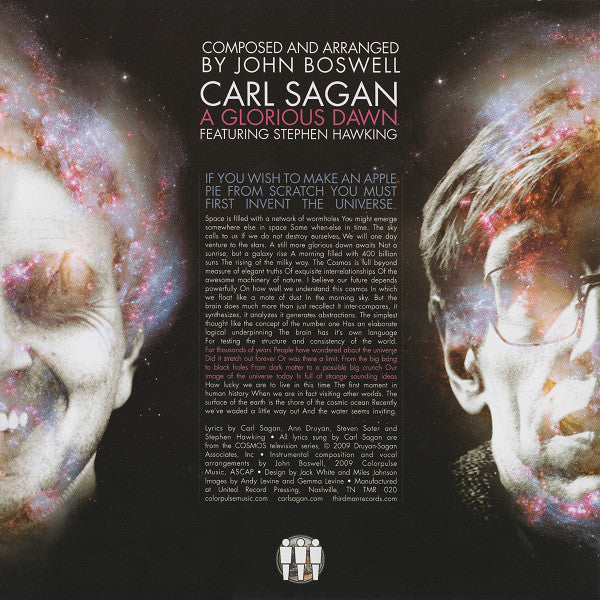 Carl Sagan (2) : A Glorious Dawn (7",Single Sided,Single,Etched)