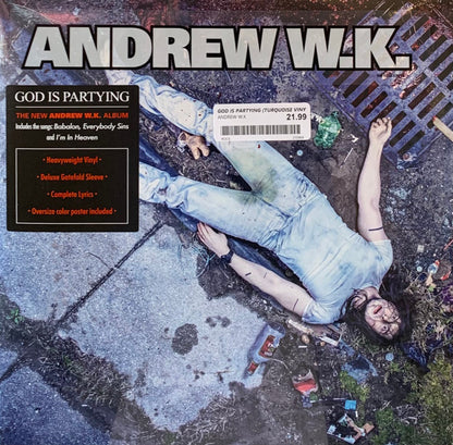 Andrew W.K. : God Is Partying (LP, Album, Dlx, Ltd, Tur)
