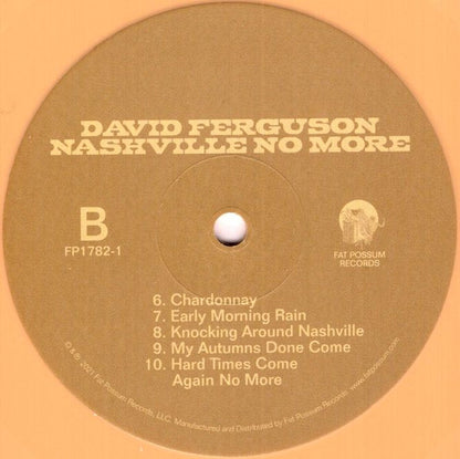 David Ferguson : Nashville No More (LP, Album, Cha)