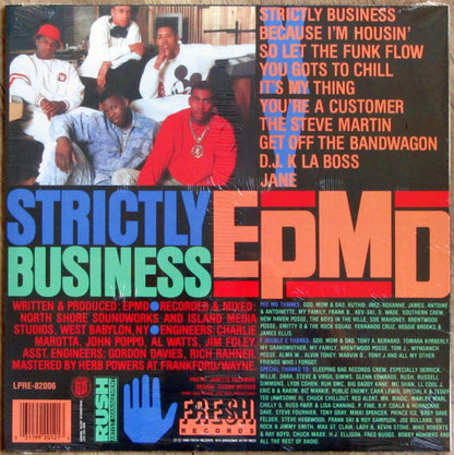 EPMD : Strictly Business (LP, Album, RE)