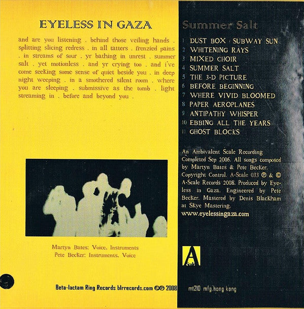 Eyeless In Gaza : Summer Salt & Subway Sun (2xCD, Album, Box)