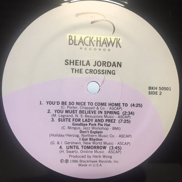Sheila Jordan : The Crossing (LP)