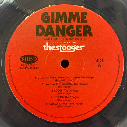 The Stooges : Gimme Danger (Music From The Motion Picture) (LP, Comp, Ltd, Cle)