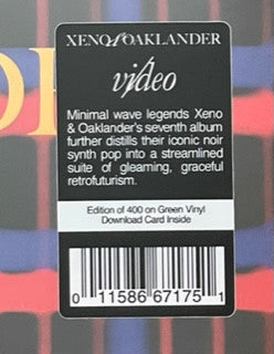 Xeno And Oaklander : Vi/deo (LP, Album, Ltd, Gre)